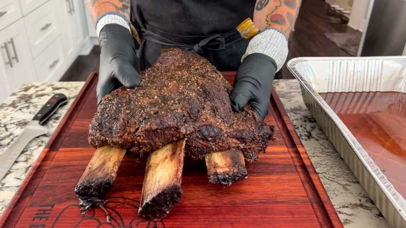 Big Green Egg Smoked Beef Plate Ribs