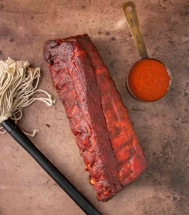 Big Green Egg Hot and Fast Baby Back Ribs