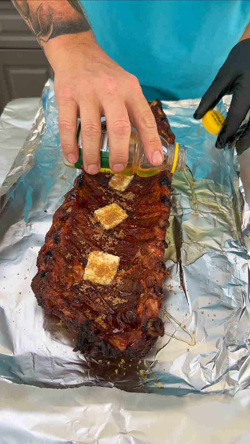 Big Green Egg Hot and Fast Baby Back Ribs