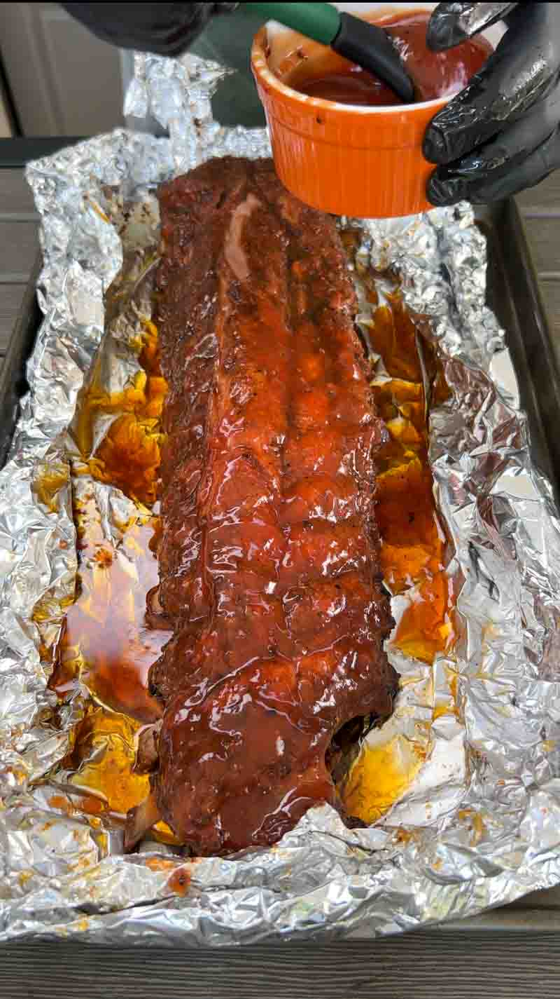 Big Green Egg Hot and Fast Baby Back Ribs