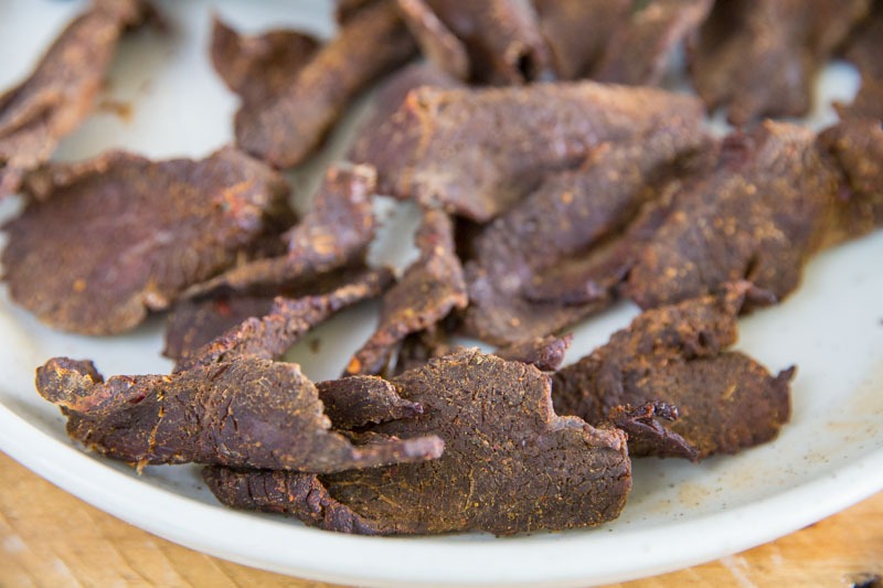 Homemade Beef Jerky Kamado Grill Style