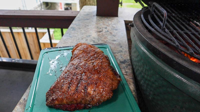Big Green Egg Reverse Seared Picanha