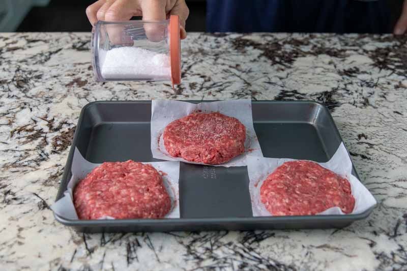 Big Green Egg Cheeseburgers