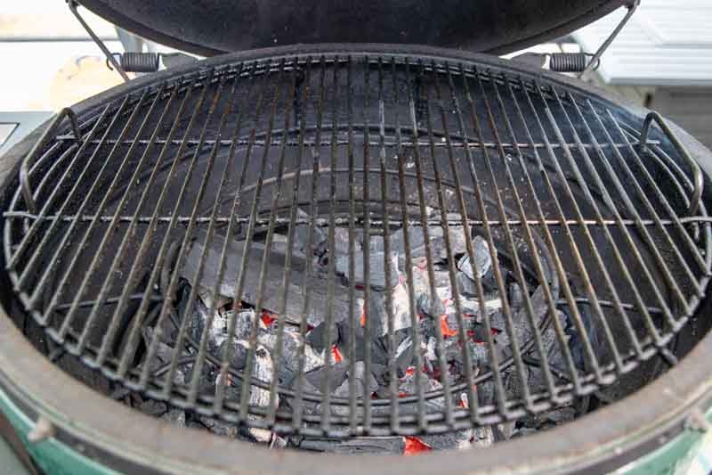Big Green Egg Cheeseburgers