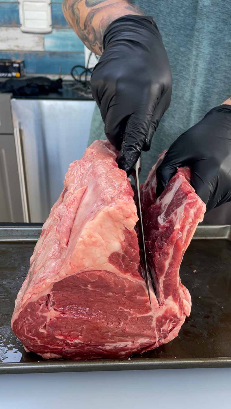 Prime Rib Roast on the Big Green Egg