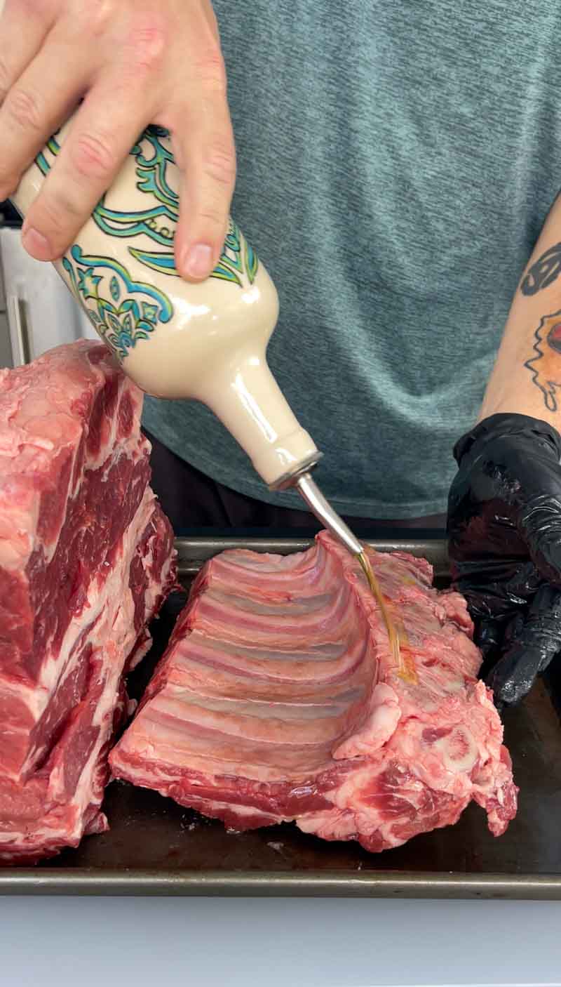 Prime Rib Roast on the Big Green Egg