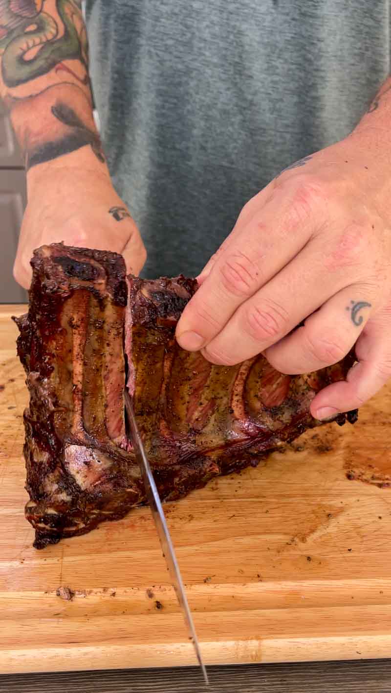 Prime Rib Roast on the Big Green Egg