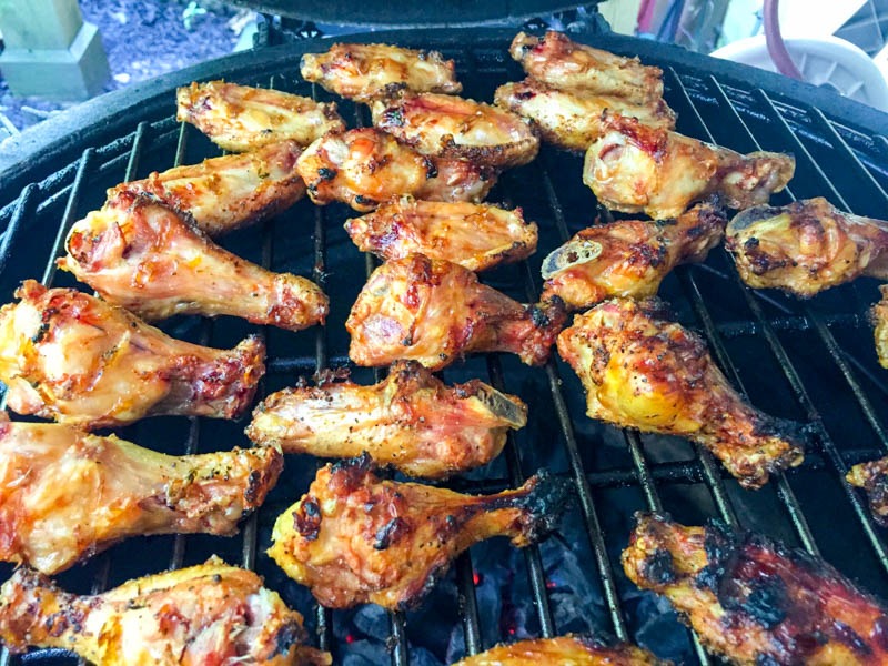Big Green Egg SPF53 Chicken Wings