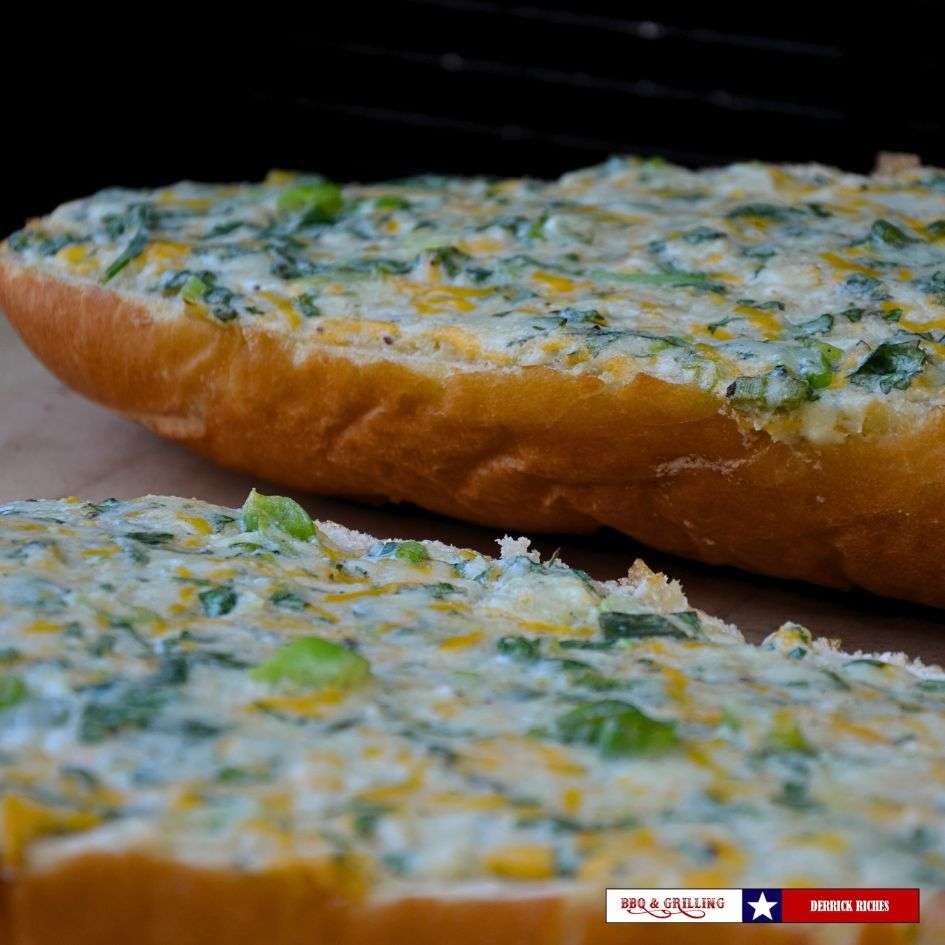 garlic-bread-with-cheese-on-the-grill-Super Bowl Recipes