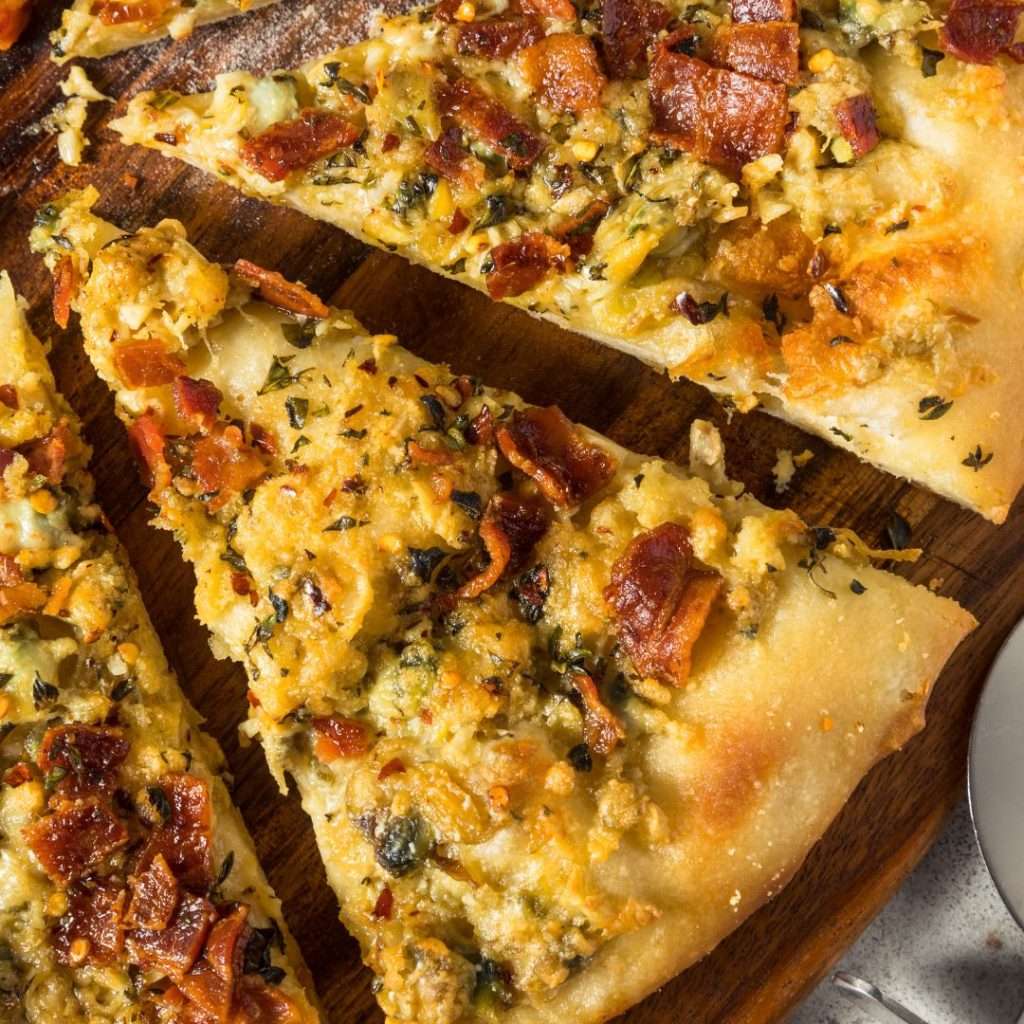 Featured image: white clam pizza-Super Bowl Recipes