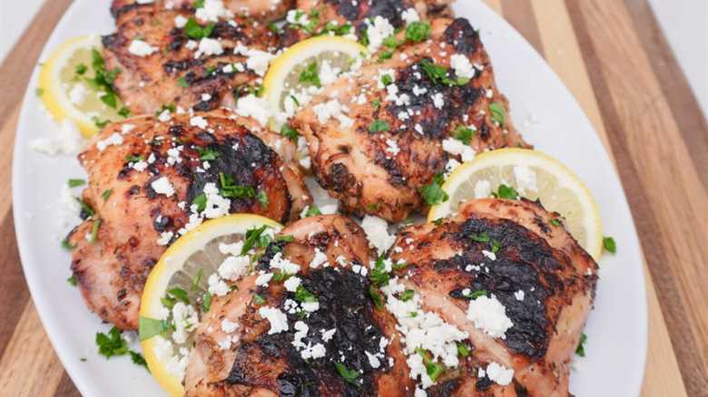Grilled Greek Lemon Chicken