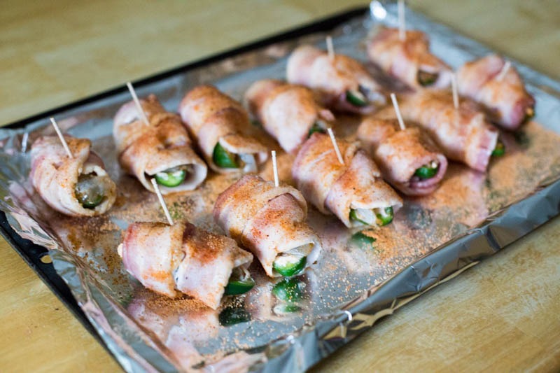 Big Green Egg Shrimp Goat Cheese ABT