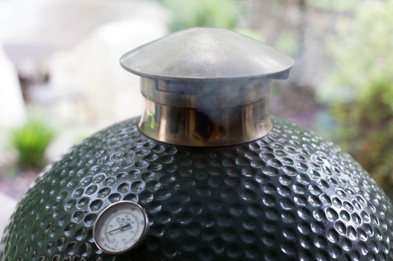 Big Green Egg Shrimp Goat Cheese ABT