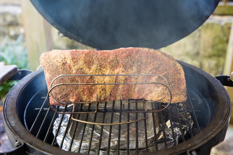 Gochujang Ribs: Big Green Egg Smoked Korean Spare Ribs