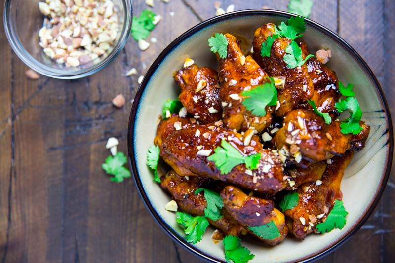 Honey Sriracha Chicken Wings
