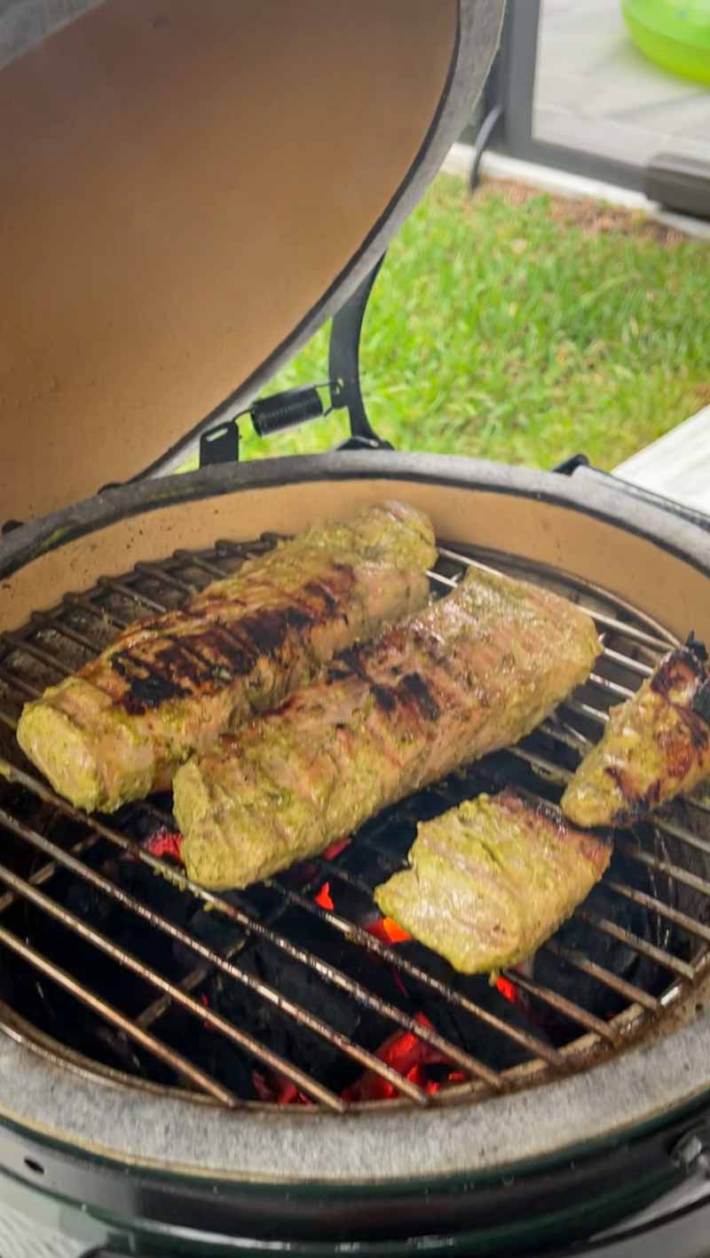 Mojo Pork Tenderloin Cuban Sliders: Big Green Egg Recipe