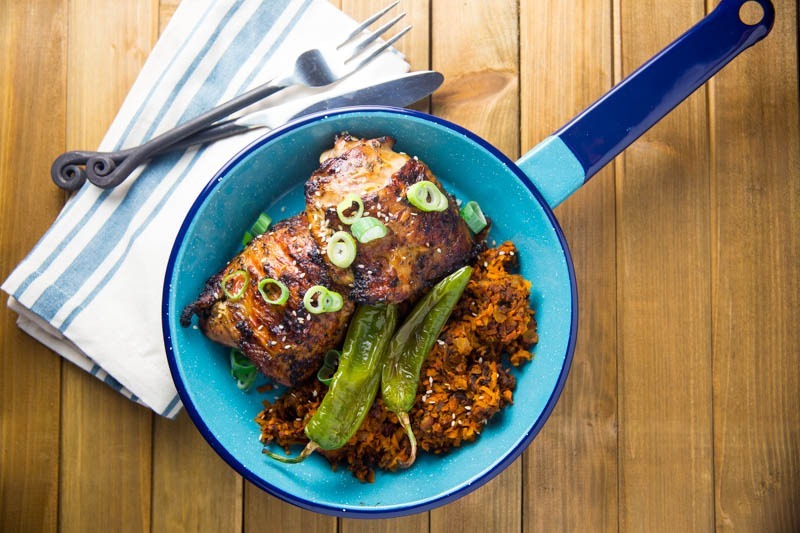 Big Green Egg Citrus Chicken Thighs