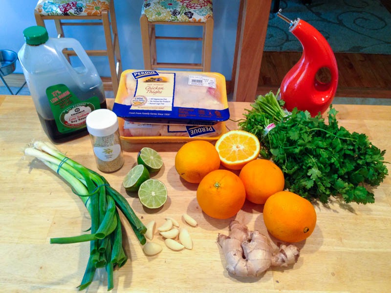 Big Green Egg Citrus Chicken Thighs