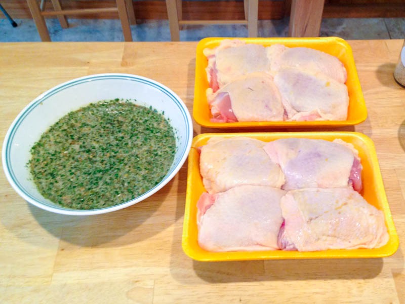 Big Green Egg Citrus Chicken Thighs