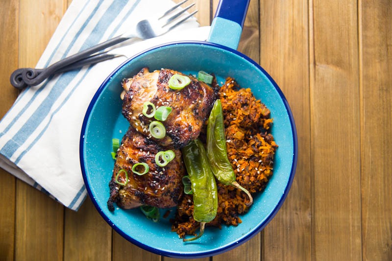 Big Green Egg Citrus Chicken Thighs