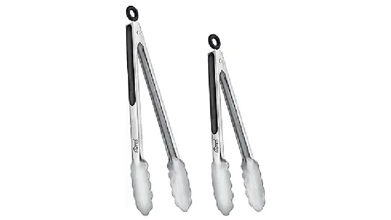 Hotec Stainless Steel Kitchen Tongs