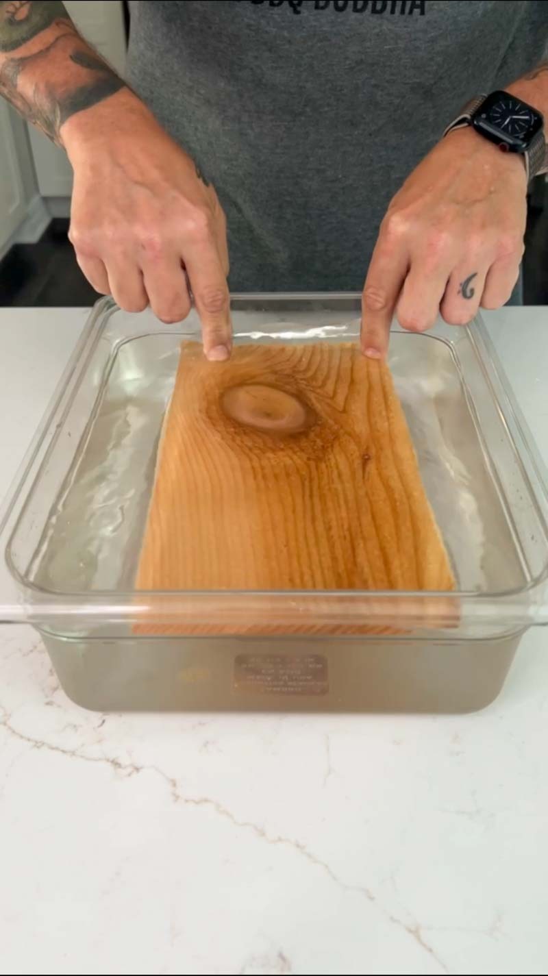 Cedar Planked Bacon Wrapped Meatloaf on the Big Green Egg