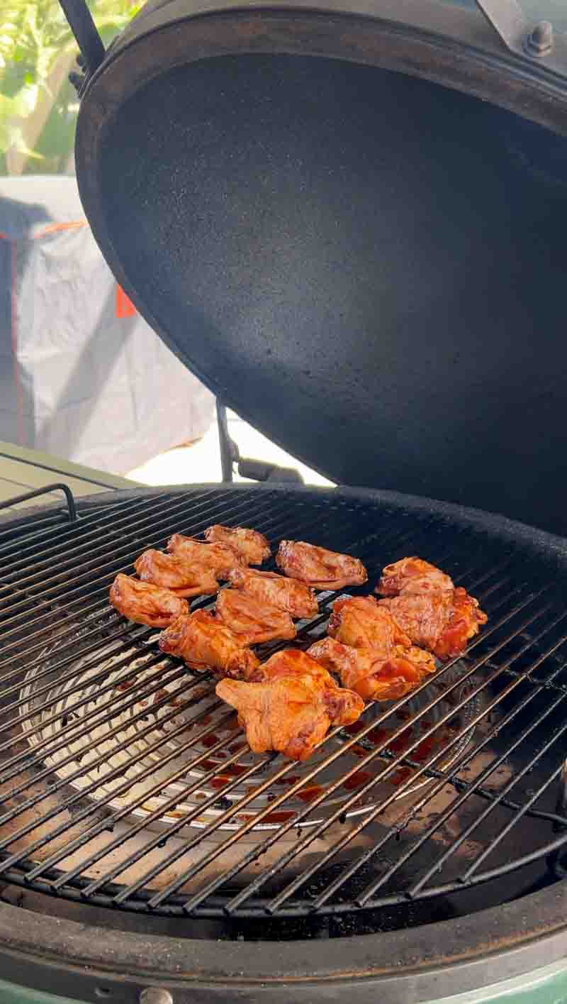 Big Green Egg Huli Huli Chicken Wings