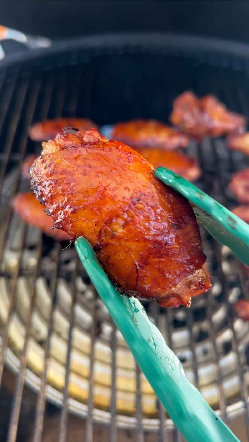 Big Green Egg Huli Huli Chicken Wings