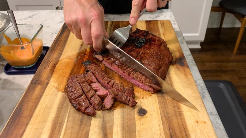 Grilled Korean Marinated Flank Steak