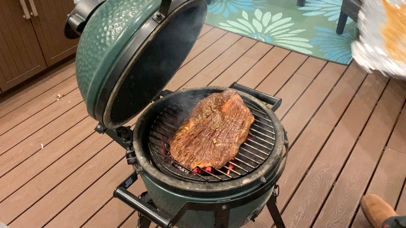 Grilled Korean Marinated Flank Steak