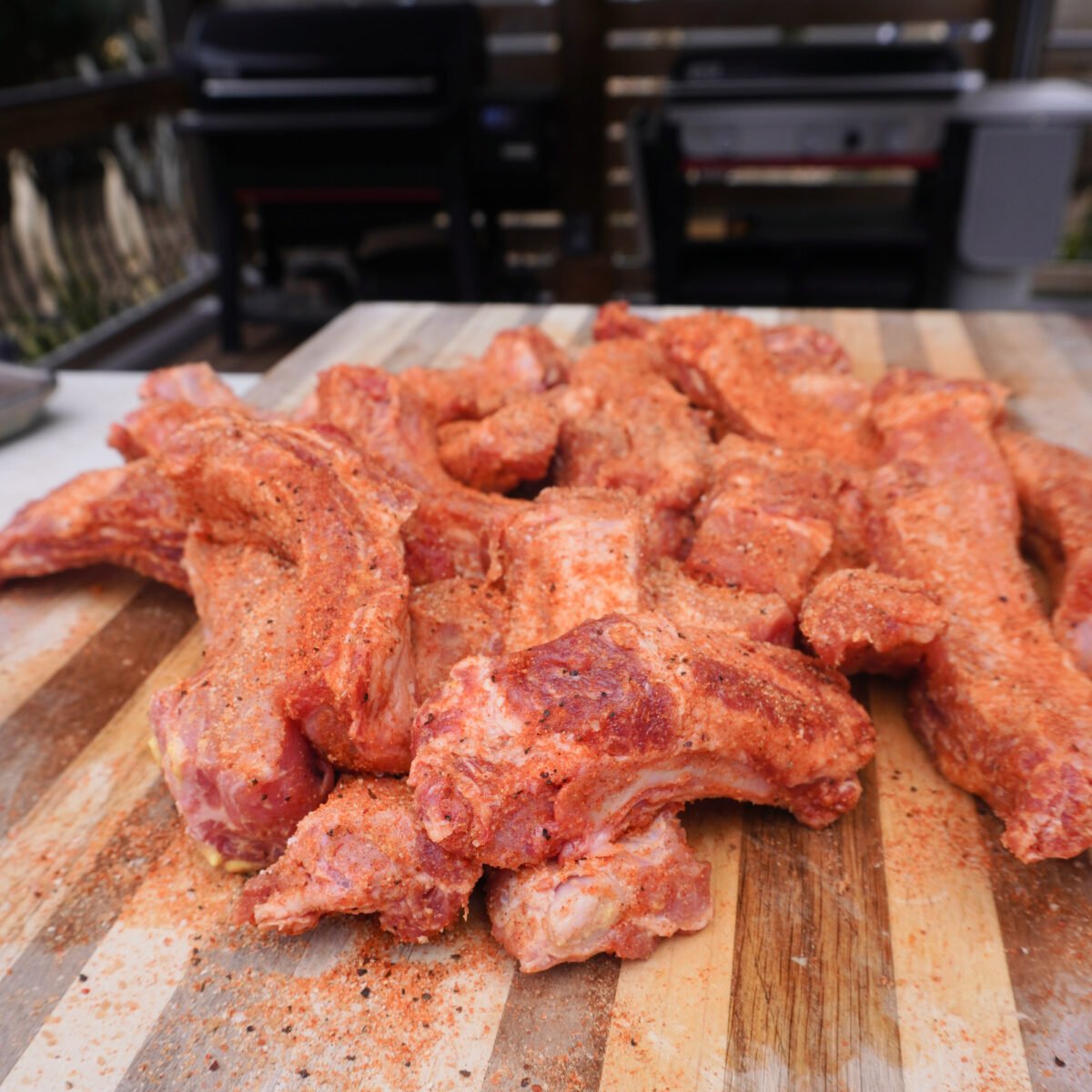 seasoned party ribs.