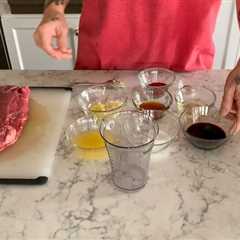 Grilled Korean Bulgogi Flank Steak: Big Green Egg Recipe