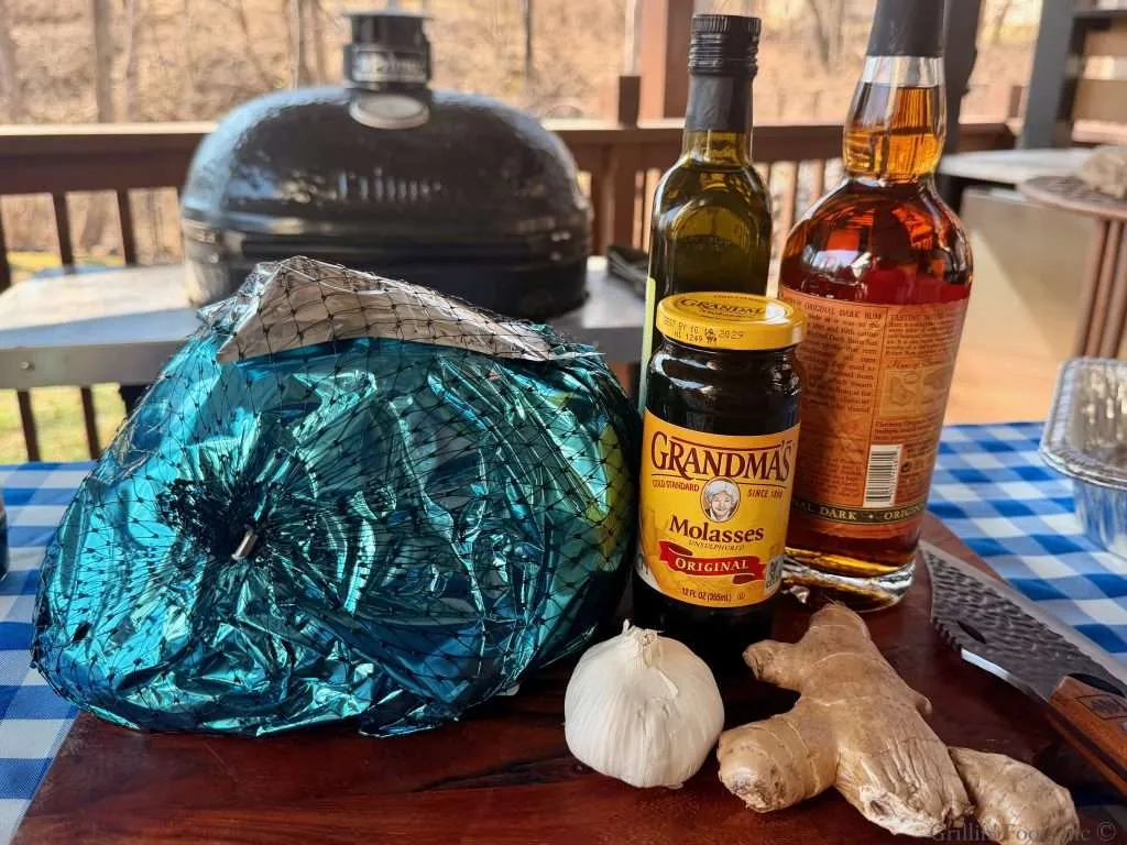Smoked Ham with Rum Glaze Ingredients
