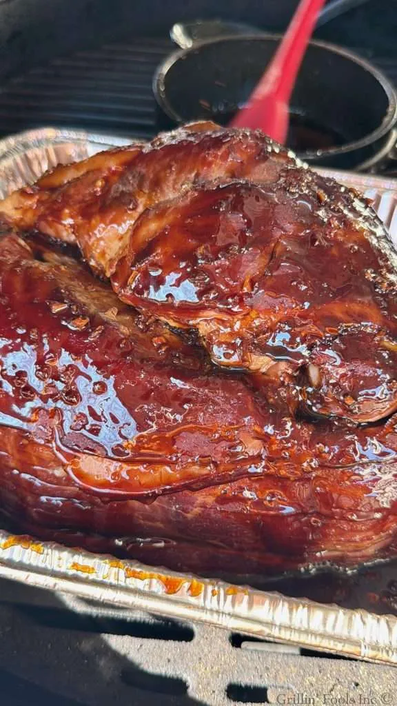 Ginger Rum Glazed Ham
