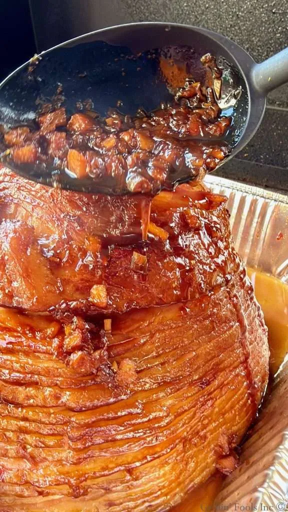 Spoon over more glaze