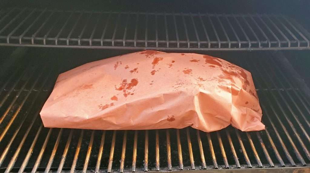 Wrapped Brisket on Pellet Grill