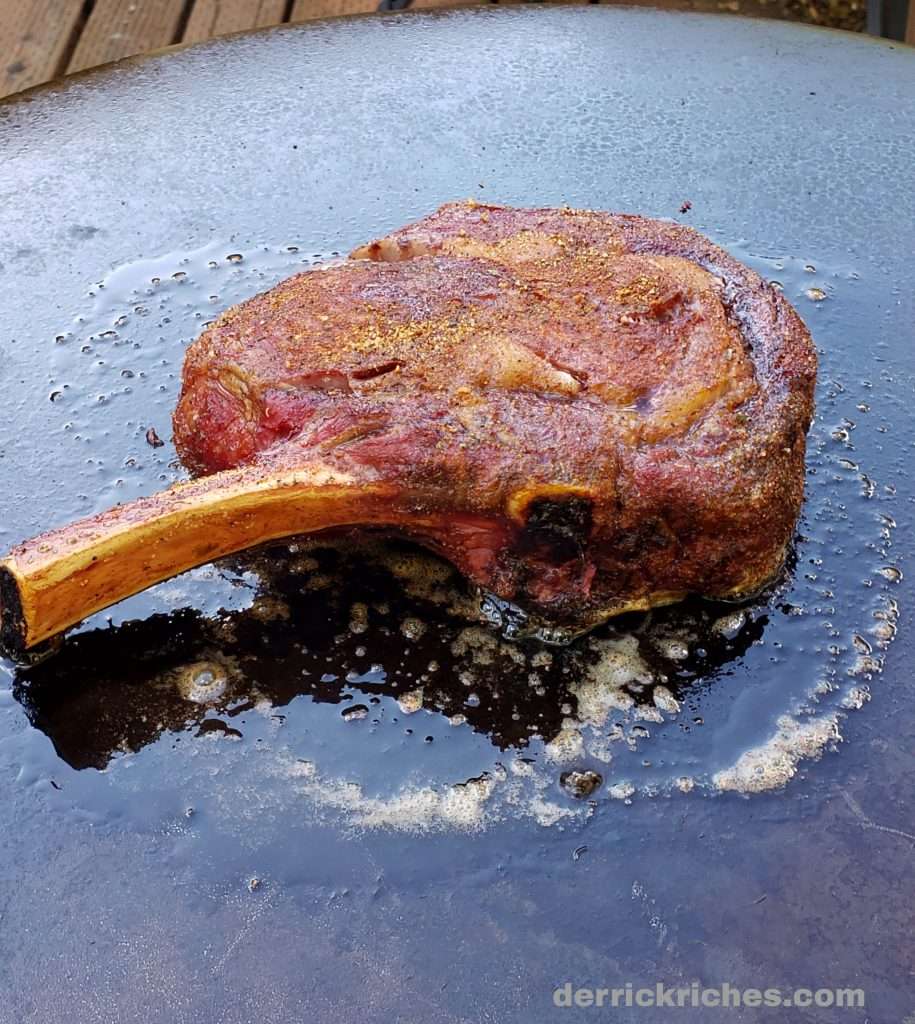 Searing a Steak Flattop