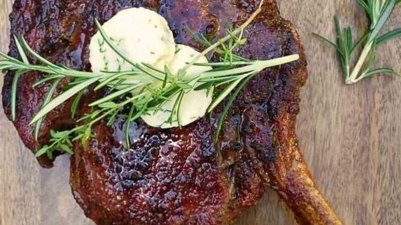 Cowboy Ribeye Steak (Reverse Sear)