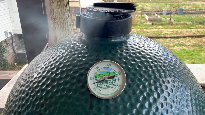 Cherry Coke Glazed St. Louis Ribs on the Big Green Egg