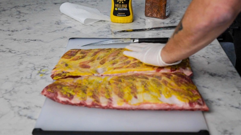 Cherry Coke Glazed St. Louis Ribs on the Big Green Egg