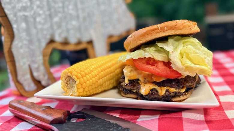 Ground Pork Smash Burgers