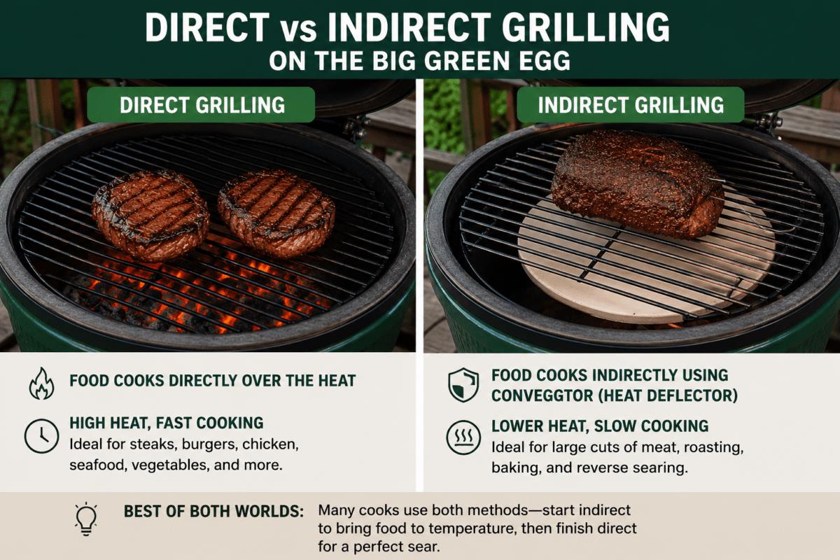 How to Grill on the Big Green Egg: 4 Proven Setup Methods