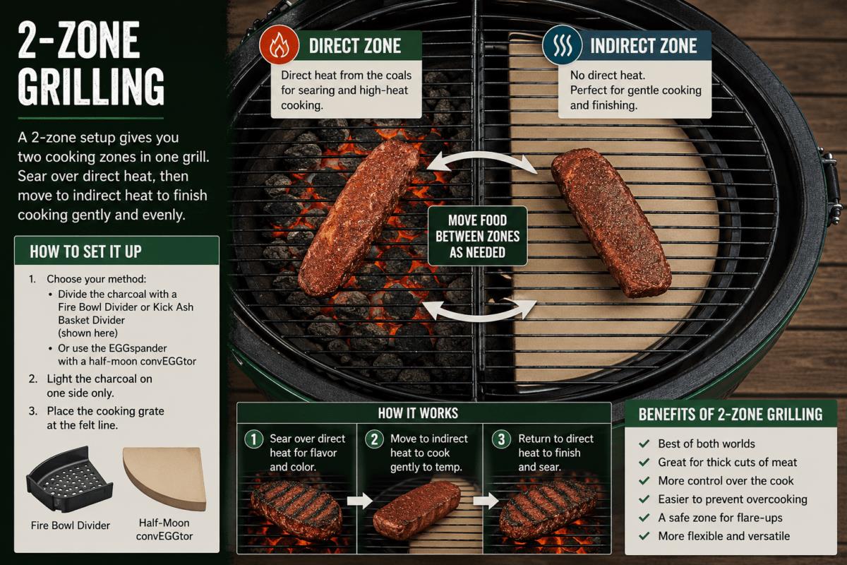 How to Grill on the Big Green Egg: 4 Proven Setup Methods