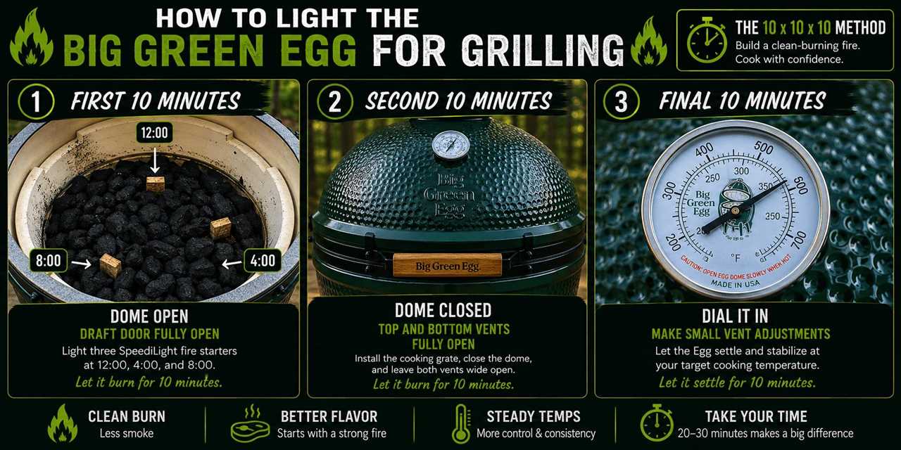 How to Grill on the Big Green Egg: 4 Proven Setup Methods