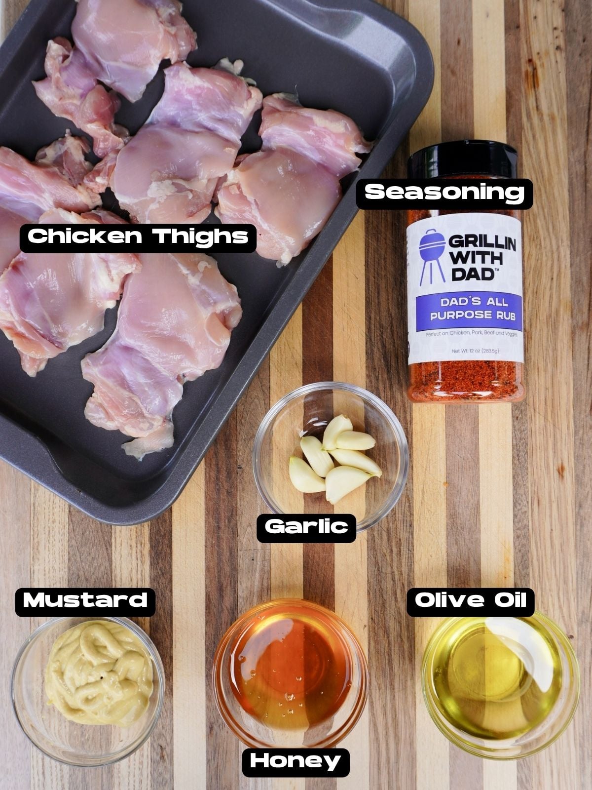 Ingredients list.