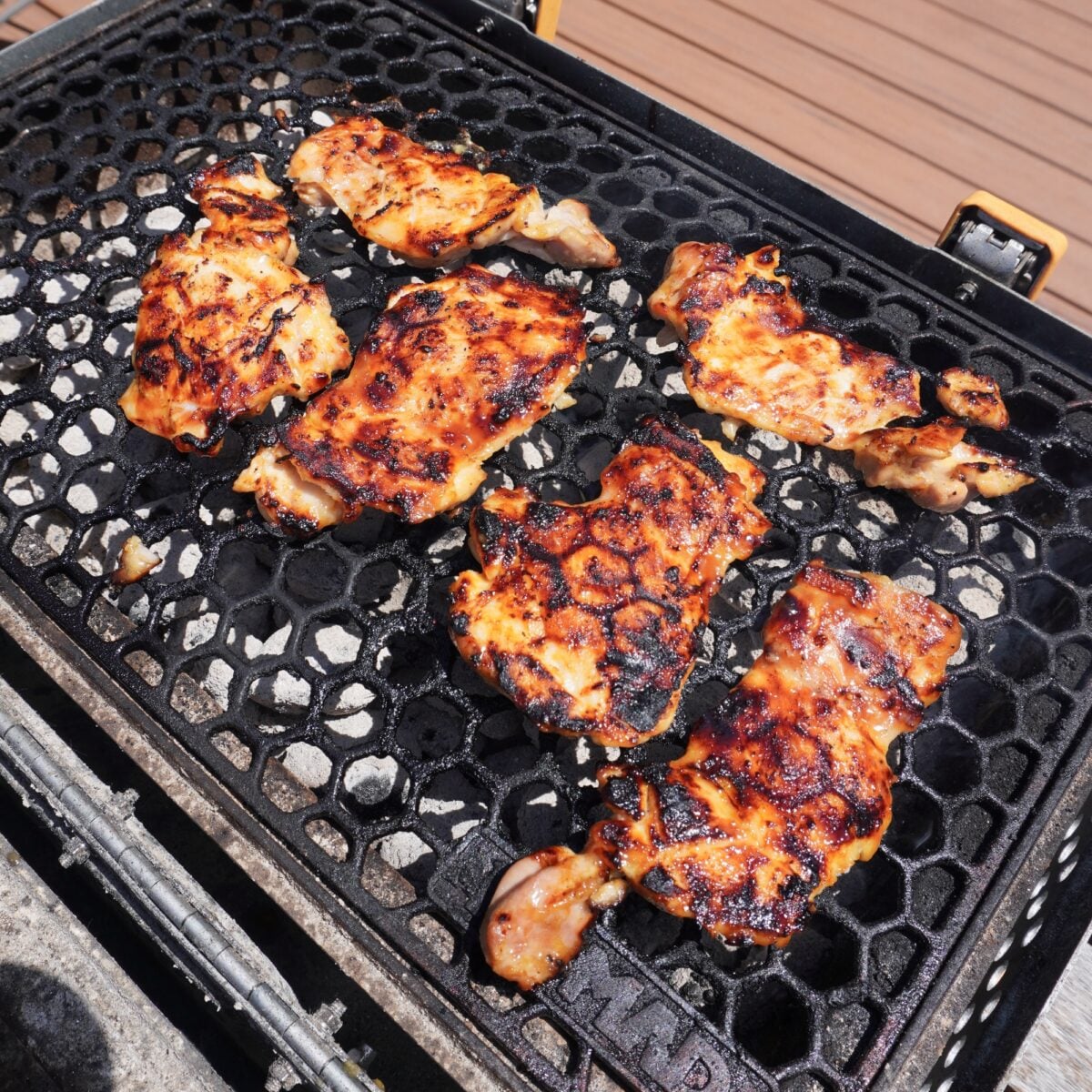 grilled chicken thighs.