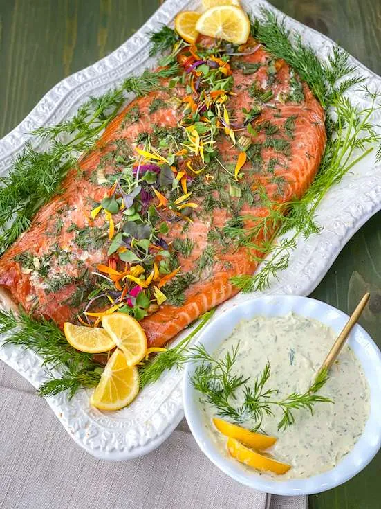 Lemon and Dill Smoked Salmon