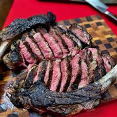 Reverse Sear Tomahawk Steak Recipe Finished with Clarified Butter
