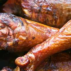 Smoked Turkey Legs (Bourbon Brined)